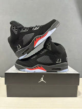 Jordan Air Jordan 5 Retro Black Red High-Top Sneakers