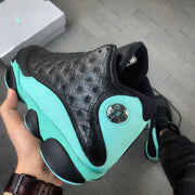 Air Jordan 13 Island Green Sneakers Black Turquoise