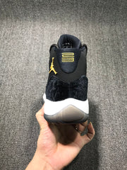 Jordan 11 Black Velvet High-Top Sneakers