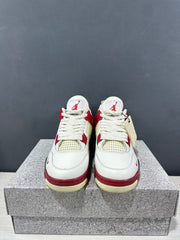 Jordan Air Jordan 4 Retro White Red Sneakers
