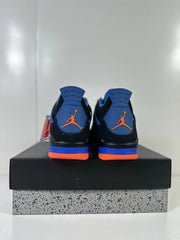 Jordan Air Jordan 4 Retro Black Blue Orange Sneakers