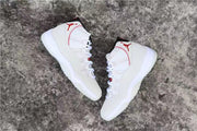 Jordan Air Jordan 11 Platinum Tint White High-Top Sneakers