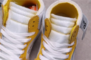 Jordan Air Jordan 1 High Off-White UNC White Yellow Sneakers