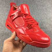 Jordan Air Jordan 4 Red Patent Leather Sneakers