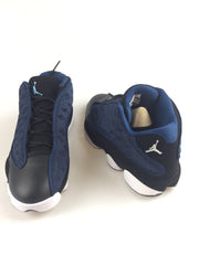 Jordan Flight Club 91 Sneakers in Navy and Volt