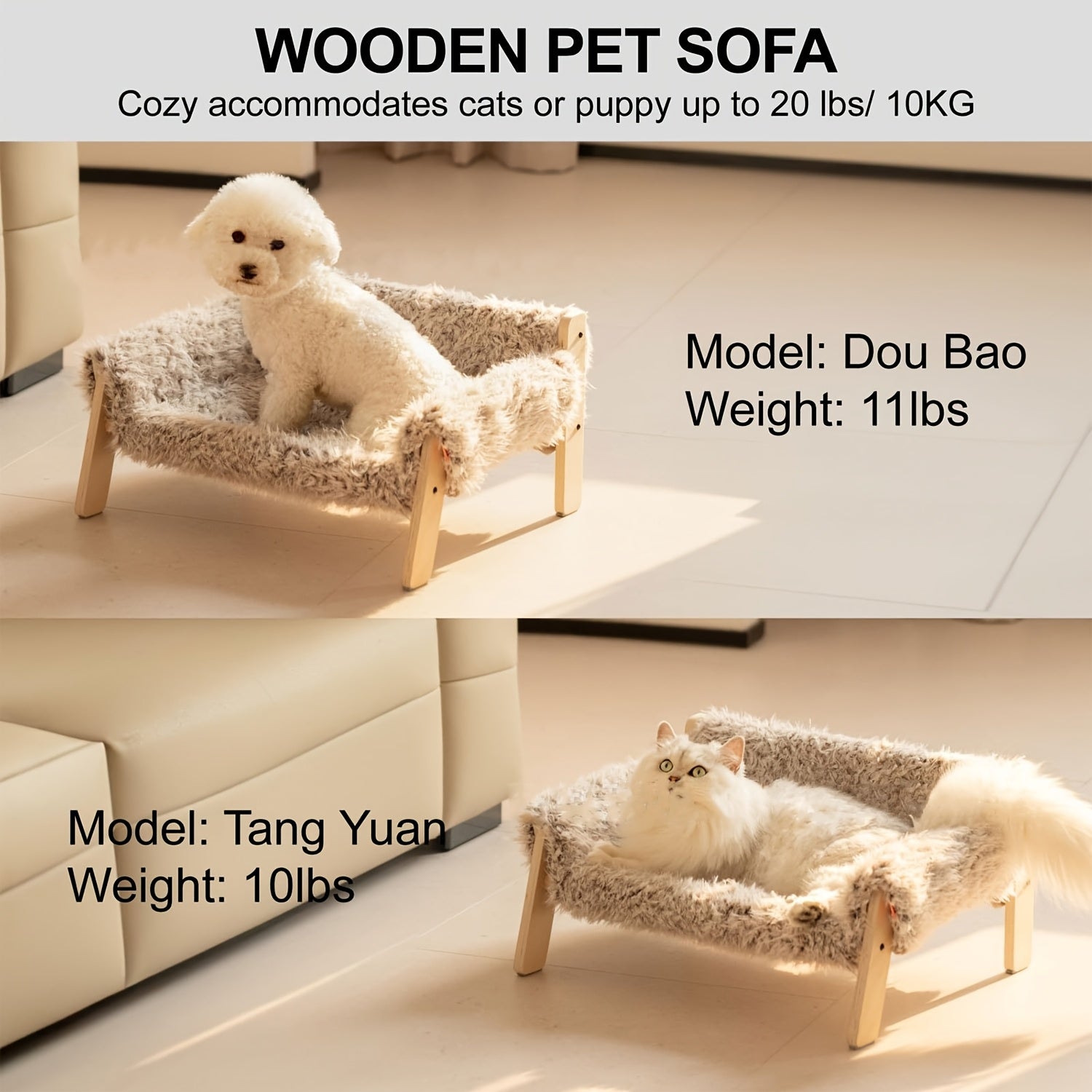 Polyester Cat Bed Multifunctional Cat Bed and Climbing Frame | Detachable Pet Sofa Bed in Mixed Colors, Polyester Fiber, Cat Furniture Bed