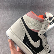 Jordan Air Jordan 1 High OG Grey Black Pink 555088-018