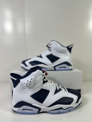 Jordan Air Jordan 6 Retro Olympic London Sneakers White Navy CT8529-164