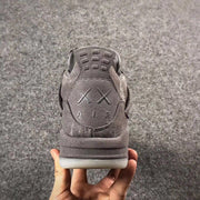 Jordan 4 KAWS Sample High-Top Sneakers in Grey