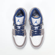 Jordan 1 Low Sneakers White Grey Blue 553558-103