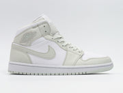 Nike Air Jordan 1 Mid Sneakers White Grey CV5280-103