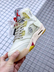 Air Jordan 5 x Off-White Sneakers Sail CT8480-002