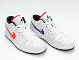 Nike Air Jordan 1 Low White Multicolor Swoosh CW7009-100