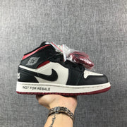 Air Jordan 1 High OG Black White Red Sneakers