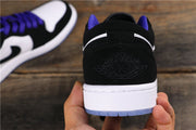 Jordan Air Jordan 1 Low White Black Dark Concord Sneakers