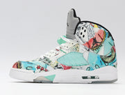 Jordan Air Jordan 34 Graffiti Basketball Shoes White Multicolor AV2405-900
