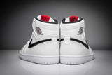 Air Jordan 1 High White and Black Sneakers