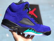 Jordan 5 Retro Sneakers Purple Black