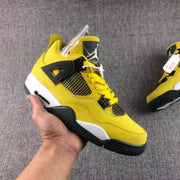 Jordan Air Jordan 4 Lightning Yellow Black Sneakers
