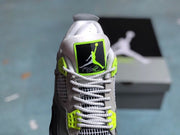 Jordan 4 Retro Gray Green Sneakers