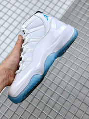 Jordan 11 Legend Blue Sneakers White Blue 378037-117