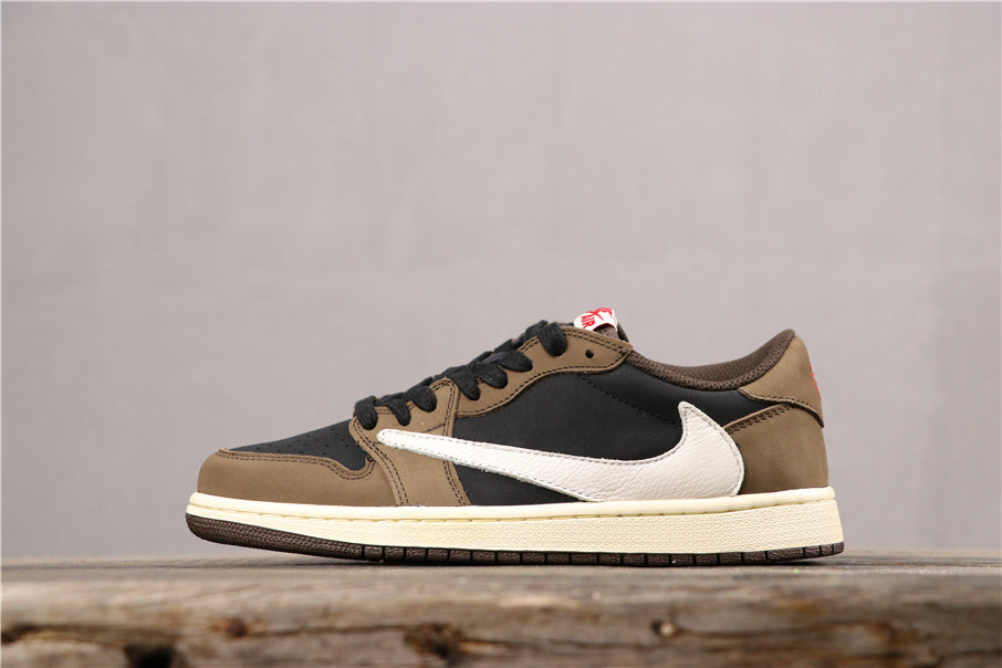 Jordan 1 Low OG TS SP Olive Black Sneakers CQ4277-001