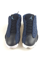 Jordan Flight Club 91 Sneakers in Navy and Volt