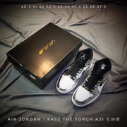 Jordan Air Jordan 1 Pass The Torch High-Top Sneakers Silver White