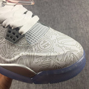 Jordan Air Jordan 4 Laser Platinum Sneakers