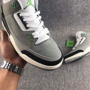 Jordan Air Jordan 3 Grey Green Sneakers 136064-006