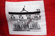 Air Jordan 4 Retro White and Red High-Top Sneakers
