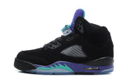 Jordan Air Jordan 5 Black Purple High-Top Sneakers 440892-007