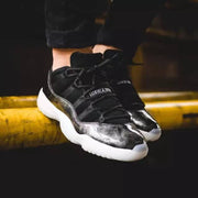Jordan 11 Retro Low Barons Black White Sneakers
