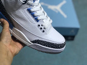 Jordan Air Jordan 3 Retro White Royal Blue Sneakers