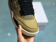Jordan 4 Retro Tan Black Sneakers