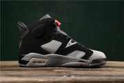 Air Jordan 6 Paris Sneakers in Black, Grey and Bright Red
