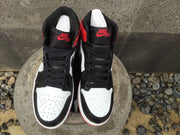 Jordan 1 High Sneakers Black White Red