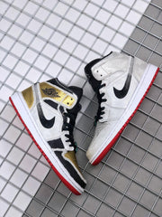 Air Jordan 1 Mid Edison Chen White Silk CU2804-100 Sneakers