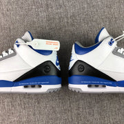 Fragment x Air Jordan 3 White Blue Sneakers CT8532-040