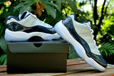 Jordan Air Jordan 11 Retro Low Sneakers, White and Navy