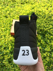 Jordan Air Jordan 12 Black Nylon High-Top Sneakers