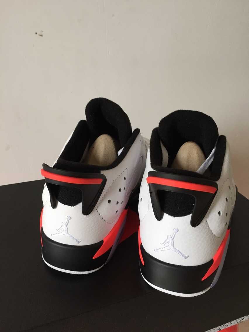 Jordan 6 Low “Maldives” White Black Red Sneakers