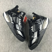 Jordan Air Jordan 4 Black Glossy Sneakers