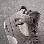 Jordan 4 KAWS Sample High-Top Sneakers in Grey