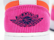 Jordan 1 Low SE Pink Gray Orange Sneakers 554723-502