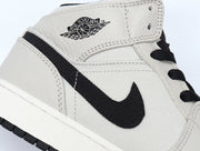 Jordan 1 Retro High OG Sneakers in Light Smoke Grey and Black