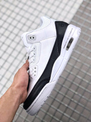 Fragment x Air Jordan 3 White Black Sneakers
