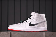 Air Jordan 1 Mid Edison Chen White Silk CU2804-100 Sneakers