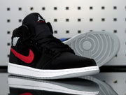 Jordan 1 Retro High Black Red Blue Sneakers 554725-065