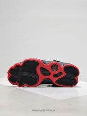 Jordan 6 Rings Black Red High-Top Sneakers